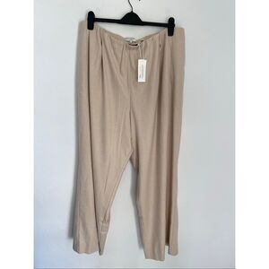 VINCE Flannel Pull On Wide Leg Plus Size Pants Size XXL NWT